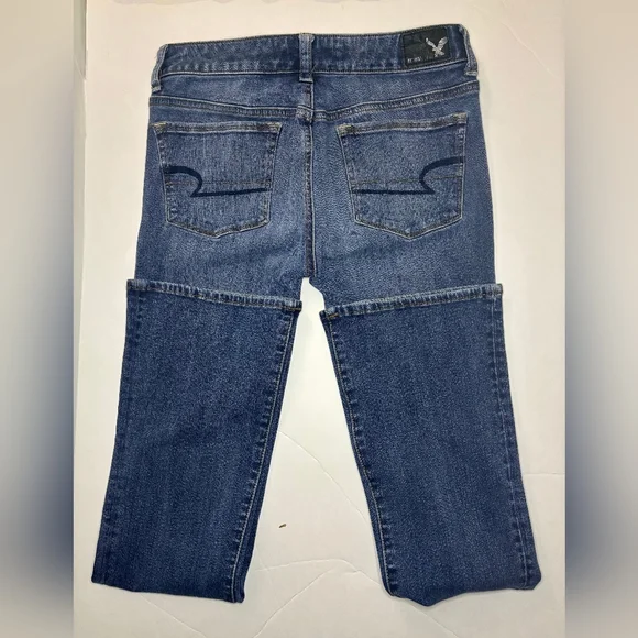 American Eagle Outfitters Dark Blue Skinny Jeans - Picture 2 of 3
